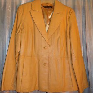 PAMELA MCCOY LEATHER JACKET